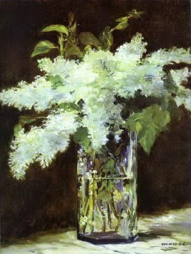 Flores Painting - Lila en vaso Eduard Manet Impresionismo Flores